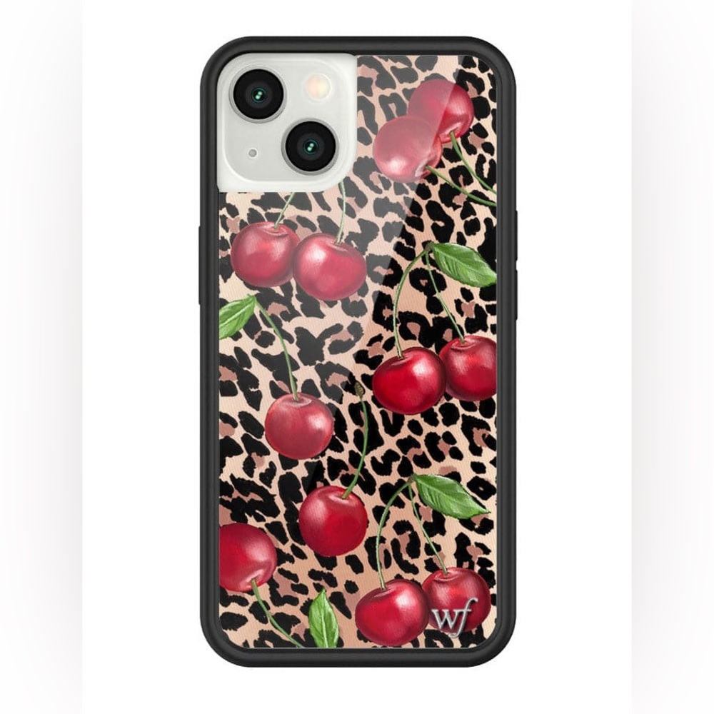 Wildflower Cases Ming Lee Cherry Leopard Print Phone Case - iPhone 14 Pro